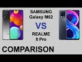 COMPARISON Samsung Galaxy M62 VS RealMe 8 Pro