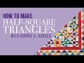 Making Half-Square Triangles with Bonnie K. Hunter!