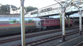 2025年1月10日　EF8181＆EF8180　神立カシオペア　尾久返却回送　日暮里