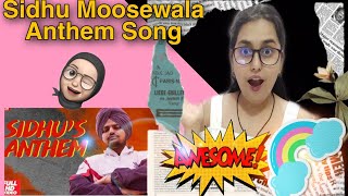 SIDHU ANTHEM SONG l Sidhu Moosewala l Reaction