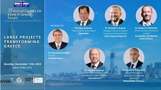 2023 25th Annual Capital Link Invest In Greece | Large Projects Transforming Greece