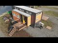 EXPANDING TINY HOUSE with Transforming Furniture & Modern Design
