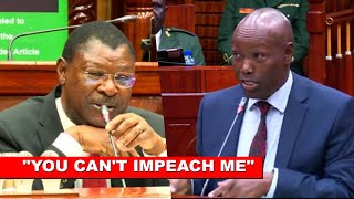 DRAMA!! Watch How former Nakuru Governor CS Lee Kinyanjui silenced Wetangula during vetting!🔥