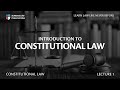 INTRO TO CONSTITUTIONAL LAW