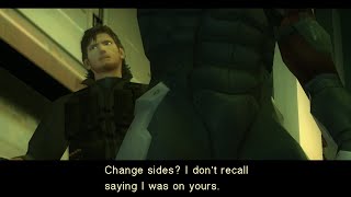 Snake betrays Raiden