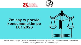 Co się zmieniło dla konsumentów od 1 stycznia 2023 roku?