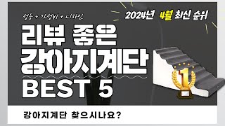 실사용자 리뷰 좋은 Best 5 강아지계단 추천 (2024년)