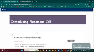 Placement Cell App Using Nodejs Express Mongodb and EJS | Coding Ninjas Skill Test