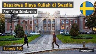 Cobain Beasiswa Axel Adler Scholarship untuk Kuliah di Swedia ll Gothenburg