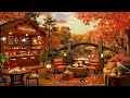 warm morning jazz music at fall coffee shop ambience 🍂 relaxing jazz instrumental music for studying