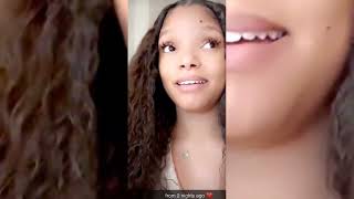 Halle Bailey updates us about the Los Angeles Wildfires | Halle Bailey, makes a video to prayer