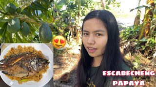 ESCABECHENG PAPAYA | PRITONG TILAPIA | Vlog#399