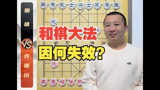 “和棋大法”因何失效？算进骨子里的一盘棋 许银川VS谢靖