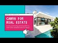 Canva for Real Estate Agents - Using the drag-and-drop template editor