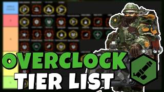 ULTIMATE GUNNER Overclock Tier List in Deep Rock Galactic!