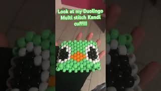 #Duolingo #Multi stitch Mandi cuff # Kandi
