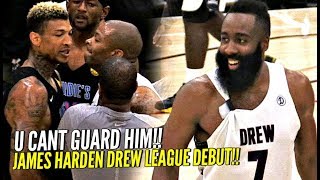 James Harden Drew League Debut Got SUPER HEATED!! NBA MVP vs Drew League MVP WENT AT IT!!