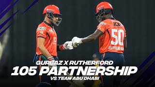 Rahmanullah Gurbaz X Sherfane Rutherford 105 Partnership | Day 12 | Player Highlights