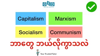 Capitalism Vs Marxism Vs Socialism Vs Communism | Explained Simply & Clearly for GED Social Studies