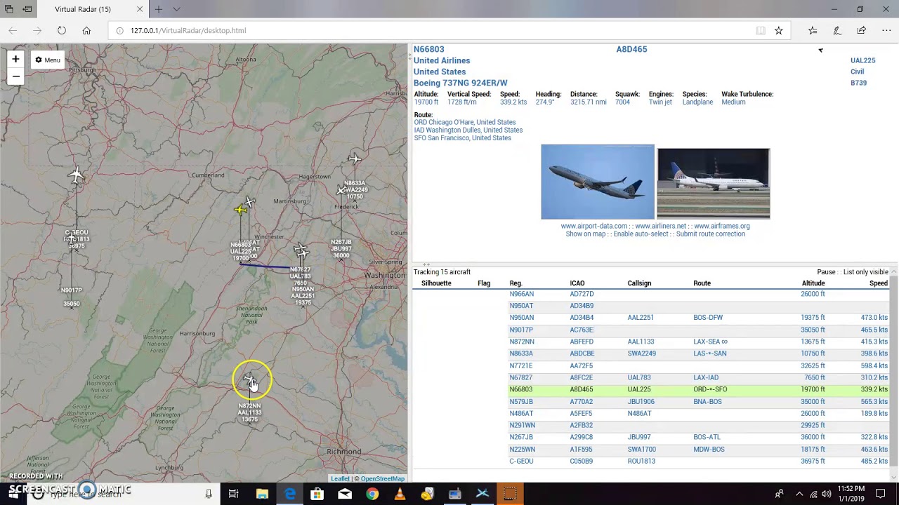 Tracking Local Aircraft By Decoding ADS-B At 1090 MHz - YouTube