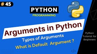 What is Default Argument in Python ? What is Argument ? Argument Types | Python Tutorial Part #45