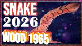 ✪ Snake Horoscope 2026 |❤| Wood Snake 1965 | February 2, 1965 to January 20, 1966