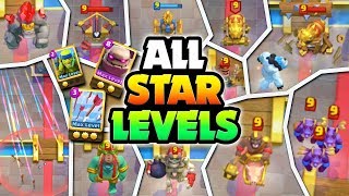 clash royale star levels