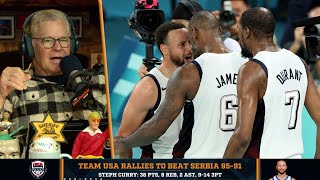 Dan Patrick Recaps Team USA's Comeback Win Against Serbia | 8/9/24