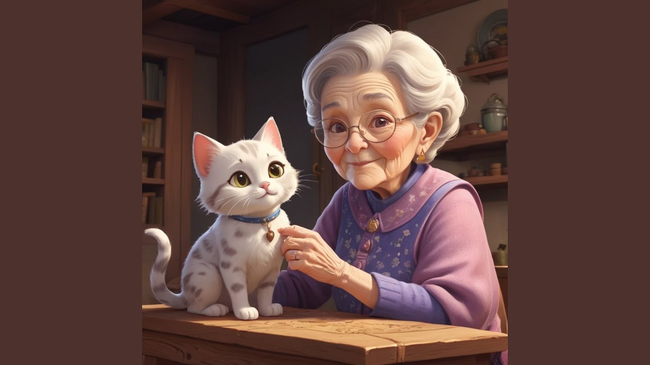 Grandma And Little Cat Youtube