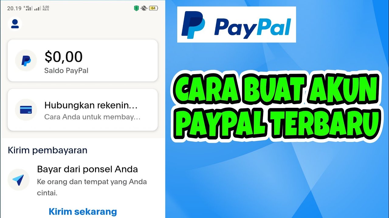 Cara Membuat Akun Paypal 2024 | Cara Daftar Paypal Terbaru - YouTube