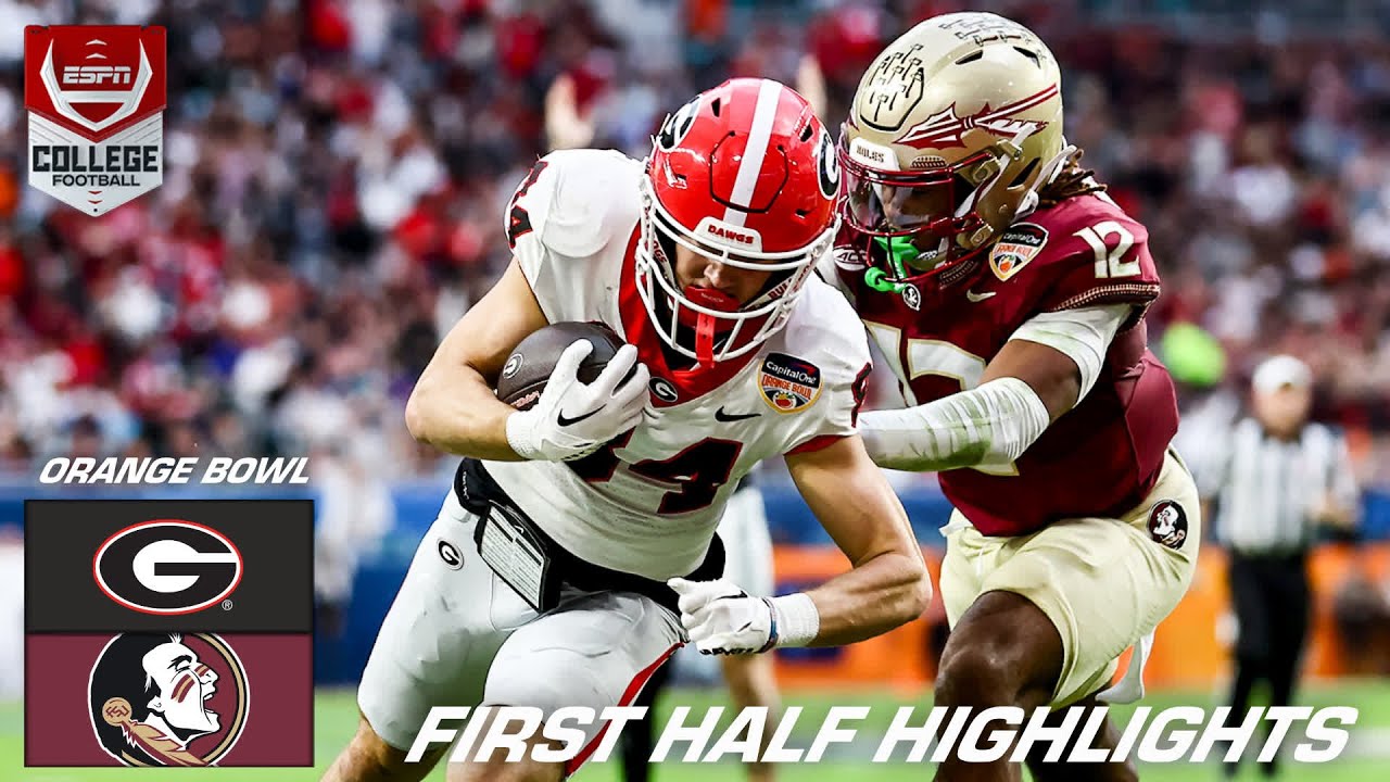 Orange Bowl HALFTIME HIGHLIGHTS: Georgia Bulldogs Vs. Florida State ...