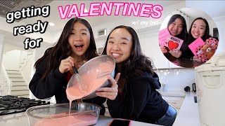 GETTING READY FOR VALENTINES *with my best friend* | Nicole Laeno