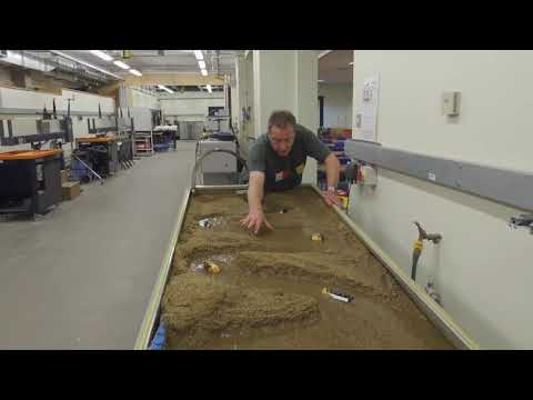 How does streams and rivers affect erosion?