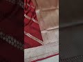 exclusive maroon banarasi mashru katan silk designer saree