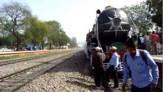 IRFCA-Steam loco at bijwasan giving pass to BDTS garibrath