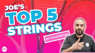 TOP 5 TENNIS STRINGS 2025 | COACH'S CHOICE | Tennis String Review | PH Tennis