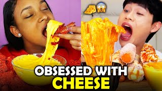 mukbangers are OBSESSED with CHEESE (Compilation)