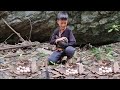 Nam - poor boy: Uses a tree to trap wild chickens to raise. Clear the garden to plant sugar cane