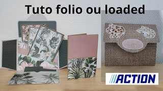 Tuto folio ou loaded #scrap #diy #action #tuto #folio #loaded