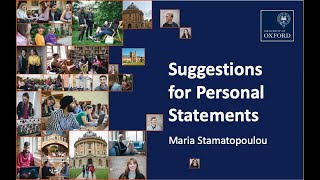 Suggestions for personal statements when applying for Classics at Oxford