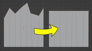 How To Align Vertices On An Axis | Blender Tips