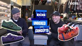 CNCPTS UNBOXING THEIR BEST DUNK COLLABS | UNBOXED