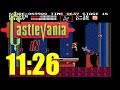 Castlevania 1 Any% Speedrun in 11:26.567 [Former World Record]