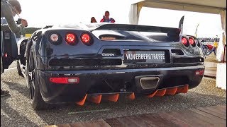 Koenigsegg CCR - BRUTAL Sound! (twin-supercharged V8)