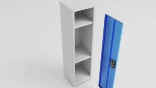 Alpine Industries' 48” LOCKER FOR KIDS Assembly Guide (SKU ADI629 01)
