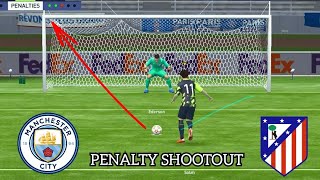 Longest penalty shootout / Man city vs Attletico madrid / fifa mobile 23