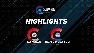 HIGHLIGHTS: United States v Canada – Men’s – Curling World Cup leg two, Omaha, United States