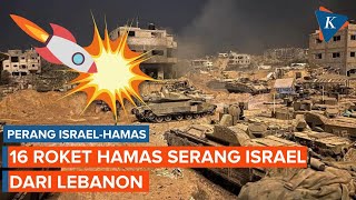 Hamas Tembakkan 16 Roket dari Lebanon ke Israel
