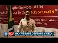 Mkhwebane defends video