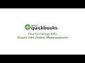 How to Manage Bills in QuickBooks (Create, Edit, Delete & Make Payment) | South Africa